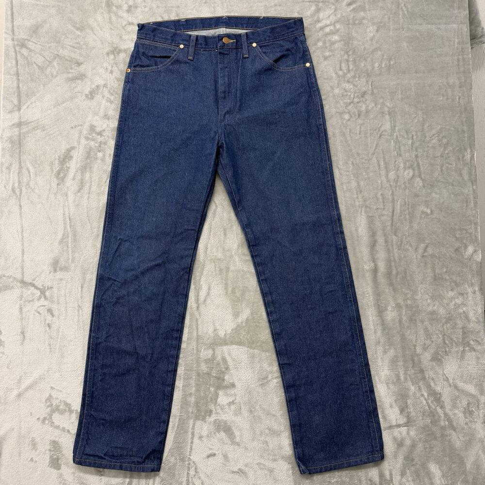 Wrangler 13MWZ Cowboy Cut Rigid Original Fit Dark Wash Denim Jeans 34x33 NWOT